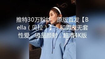 推特30万粉丝，原版首发【Bella（贝拉）】，和男友无套性爱，极品颜射，超清4K版