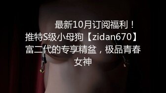 ⚫️⚫️最新10月订阅福利！推特S级小母狗【zidan670】富二代的专享精盆，极品青春女神